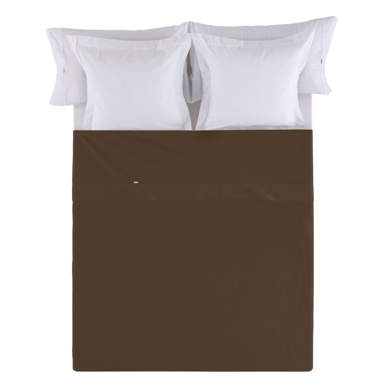 Top sheet Alexandra House Living Brown Chocolate 170 x 280 cm