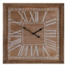 Wall Clock Natural Fir wood 60 x 5 x 60 cm