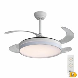 Ceiling Fan with Light EDM 33827 Ross White 35 W 4100 Lm 2190 Lm Retractable