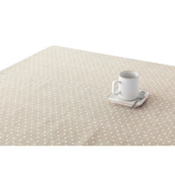 Stain-proof tablecloth Belum Plumeti White 180 x 300 cm XL