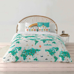 Nordic cover Kids&Cotton Mapamundi 240 x 220 cm World Map