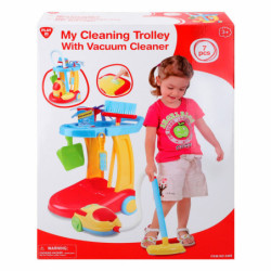 Cleaning Trolley with Accessories PlayGo 30,5 x 67 x 37 cm (2 Units)