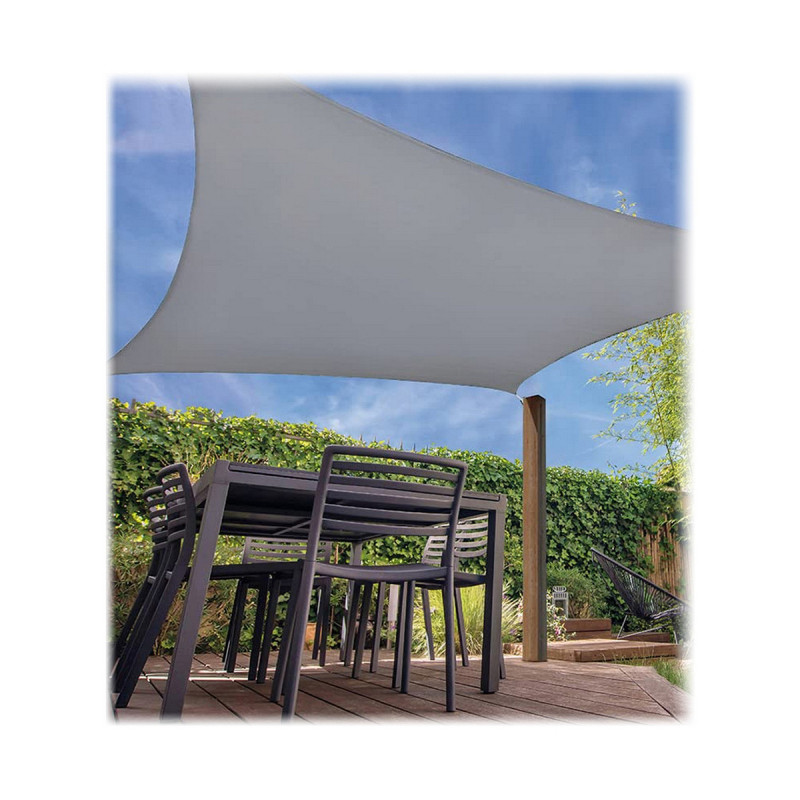 Awning Ambiance Textile Light grey (5 x 5 m)