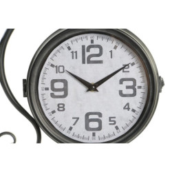 Wall Clock DKD Home Decor Station 29 x 10 x 39,5 cm Iron Vintage (2 Units)