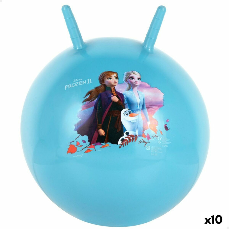 Jumping Ball Frozen Ø 45 cm Blue (10 Units)