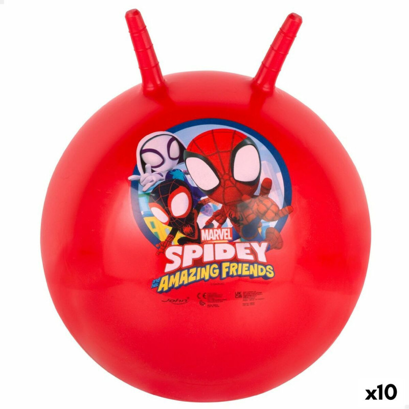 Jumping Ball Spidey Ø 45 cm Red (10 Units)