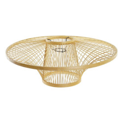 Lamp Shade DKD Home Decor Bamboo (50 x 50 x 20 cm)