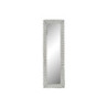 Wall mirror DKD Home Decor Crystal MDF White wicker Cottage (43 x 133 x 4 cm) (43 x 4 x 132,5 cm)