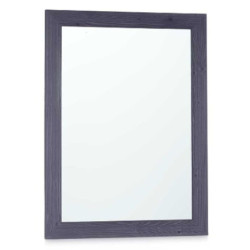 Wall mirror 60 x 80 cm MDF Wood Blue (2 Units)