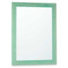 Wall mirror 60 x 80 cm Turquoise MDF Wood (2 Units)