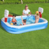 Inflatable Paddling Pool for Children Bestway 636 L Basketball 254 x 168 x 102 cm