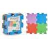 Puzzle Carpet Multicolour Eva Rubber (12 Units)