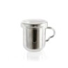 Cup with Tea Filter Quid Serenia Transparent Glass Stainless steel 350 ml (12 Units)