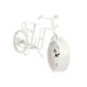 Table clock Bicycle White Metal 33 x 21 x 4 cm (4 Units)