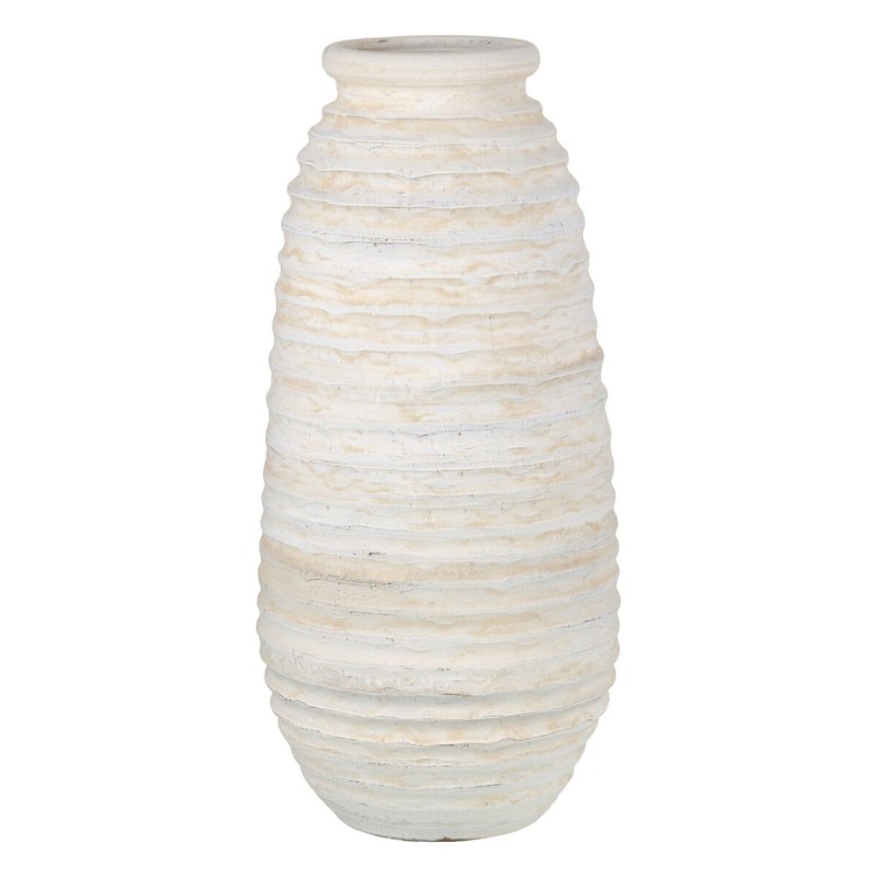 Vase Ceramic Cream 35 x 35 x 80 cm