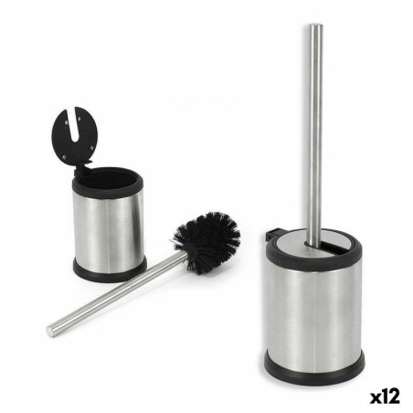 Toilet Brush Confortime 143607 Silver 11,3 x 38,5 cm (12 Units)