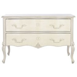 Chest of drawers DKD Home Decor Cream Mango wood MDF Wood Romantic 123 x 50 x 80 cm