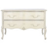 Chest of drawers DKD Home Decor Cream Mango wood MDF Wood Romantic 123 x 50 x 80 cm