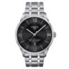 Men's Watch Tissot CHEMIN DES TOURELLES COSC (CONTRôLE OFFICIEL SUIS Black Silver (Ø 34 mm)