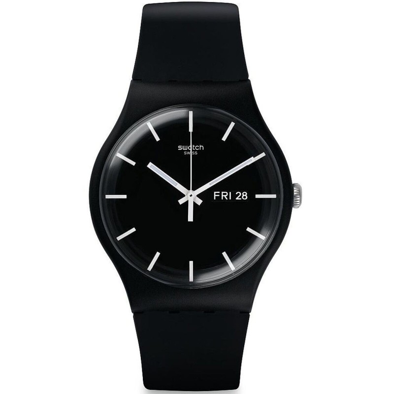 Unisex Watch Swatch MONO BLACK