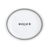 Flat Plate Luminarc Friends Time Bistr White/Black Glass Ø 30 cm Meat (12 Units)