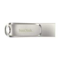 USB stick SanDisk Ultra Dual Drive Luxe 512 GB Silver Steel 512 GB