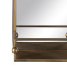 Wall mirror Golden Crystal Iron 54 x 16,5 x 51 cm