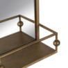 Wall mirror Golden Crystal Iron 54 x 16,5 x 51 cm