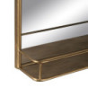 Wall mirror Golden Crystal Iron 59 x 14,5 x 63 cm