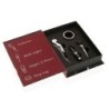 Set of Wine Accessories Versa Book Wood 4 x 22 x 16,5 cm