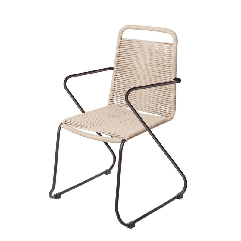 Garden chair Antea 57 x 65,5 x 90 cm Rope Taupe