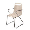 Garden chair Antea 57 x 65,5 x 90 cm Rope Taupe