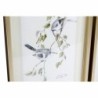 Painting DKD Home Decor 35 x 2,5 x 45 cm Traditional Birds (4 Pieces)