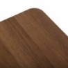 Table Versa Klaudia Wood Metal Melamin MDF Wood 80 x 75 x 80 cm