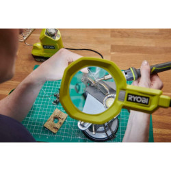 LED magnifying glass Ryobi Flexible arm 2,25x 5x 400 lm