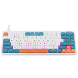 Mechanical keyboard Tracer TRAKLA47309 White Multicolour QWERTY