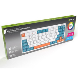 Mechanical keyboard Tracer TRAKLA47309 White Multicolour QWERTY