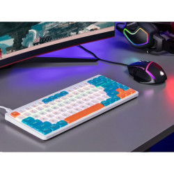 Mechanical keyboard Tracer TRAKLA47309 White Multicolour QWERTY