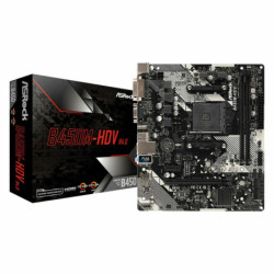 Motherboard ASRock B450M-HDV R4.0 AMD B450 AMD AMD AM4