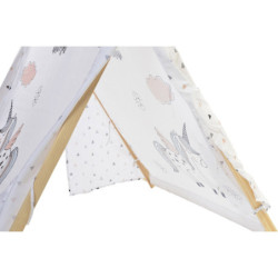 Tent DKD Home Decor Cotton Wood Unicorn (110 x 110 x 106 cm)