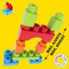 Construction set Color Block Basic Bag 80 Pieces (6 Units)