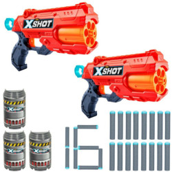 Set of 2 Dart Guns Zuru X-Shot Reflex 6