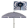 Sunshade Aktive Blue/White Metal 240 x 222 x 240 cm (4 Units)