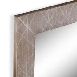 Wall mirror Versa Paolownia wood Mirror 2 x 76 x 54 cm