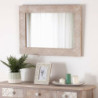 Wall mirror Versa Paolownia wood Mirror 2 x 76 x 54 cm