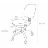 Office Chair Archivo 2000 Paspallás Black