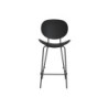 Stool DKD Home Decor 52,5 x 49 x 104 cm 50 x 51 x 104 cm Black Metal polypropylene