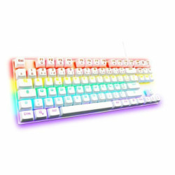 Gaming Keyboard The G-Lab Mercury AZERTY White