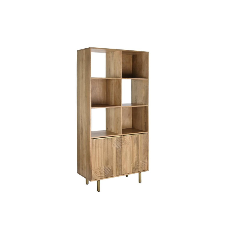 Shelves DKD Home Decor Golden Natural Mango wood 90 x 40 x 180 cm (1)