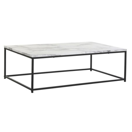 Centre Table DKD Home Decor White Black Metal MDF Wood 110 x 60 x 34 cm